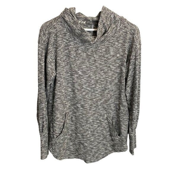 PrAna Frieda Gray Cowl Neck Pullover‎ Womens Sz XS Athleisure Gorpcore Cozy Soft - Picture 1 of 10